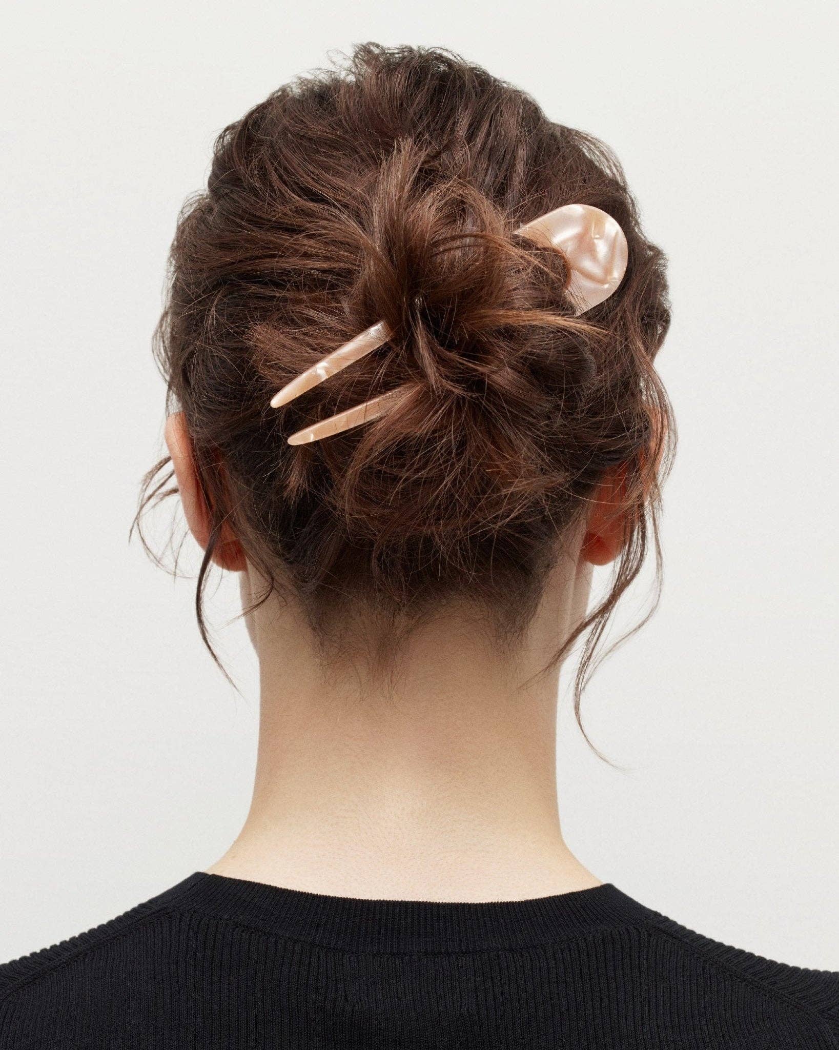 French Hair Pin in Modern Walnut