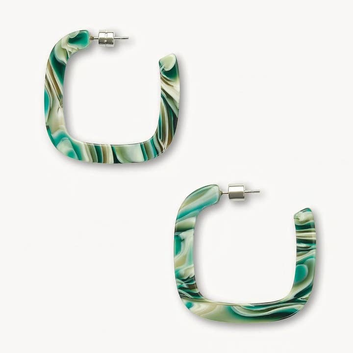 Midi Square Hoops