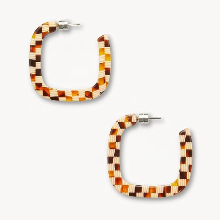 Midi Square Hoops