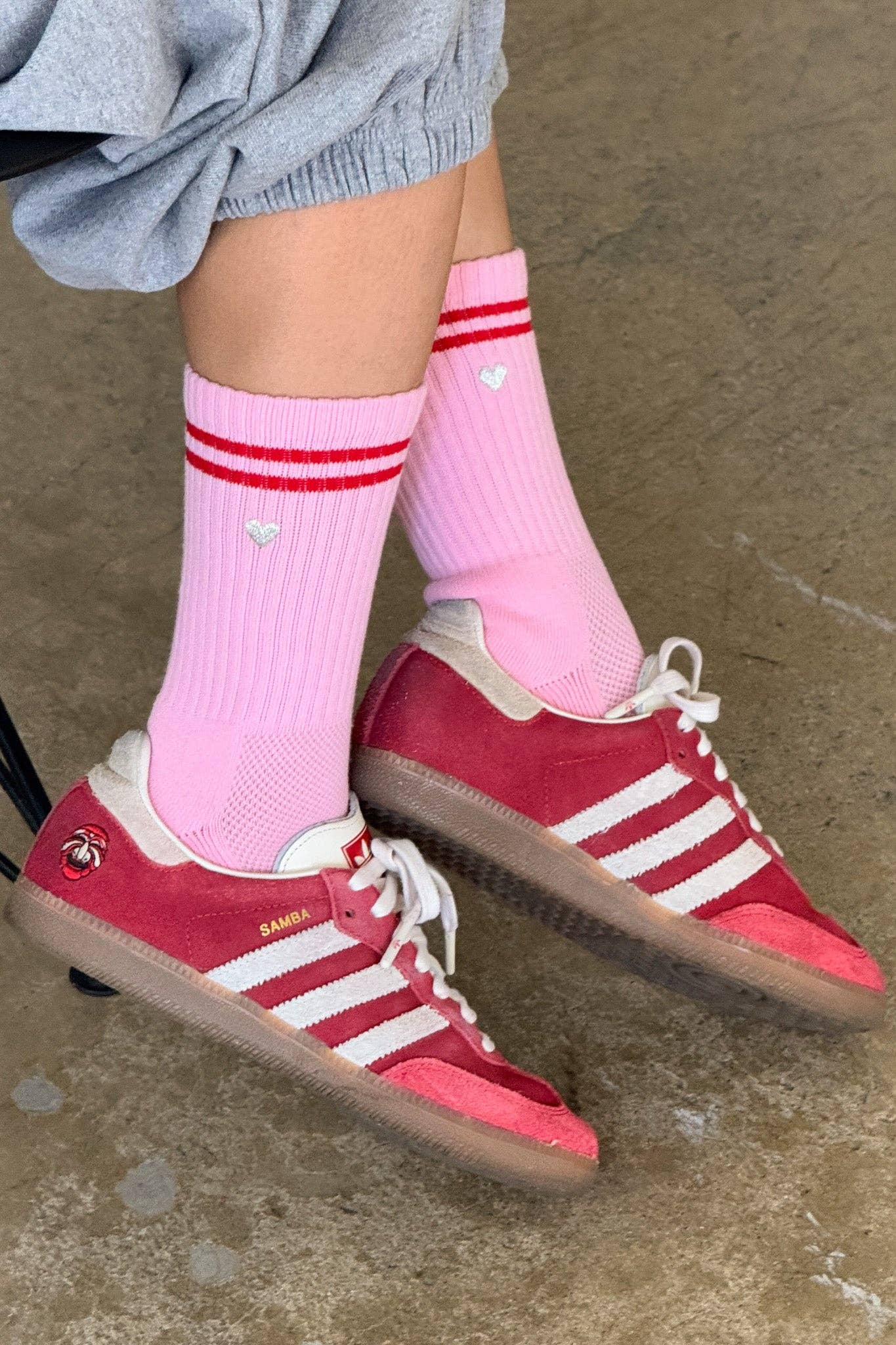 Embroidered Boyfriend Socks (wholesale)