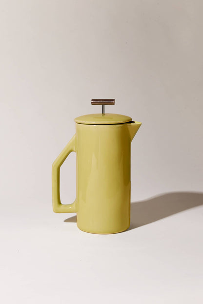 Chartreuse Ceramic French Press