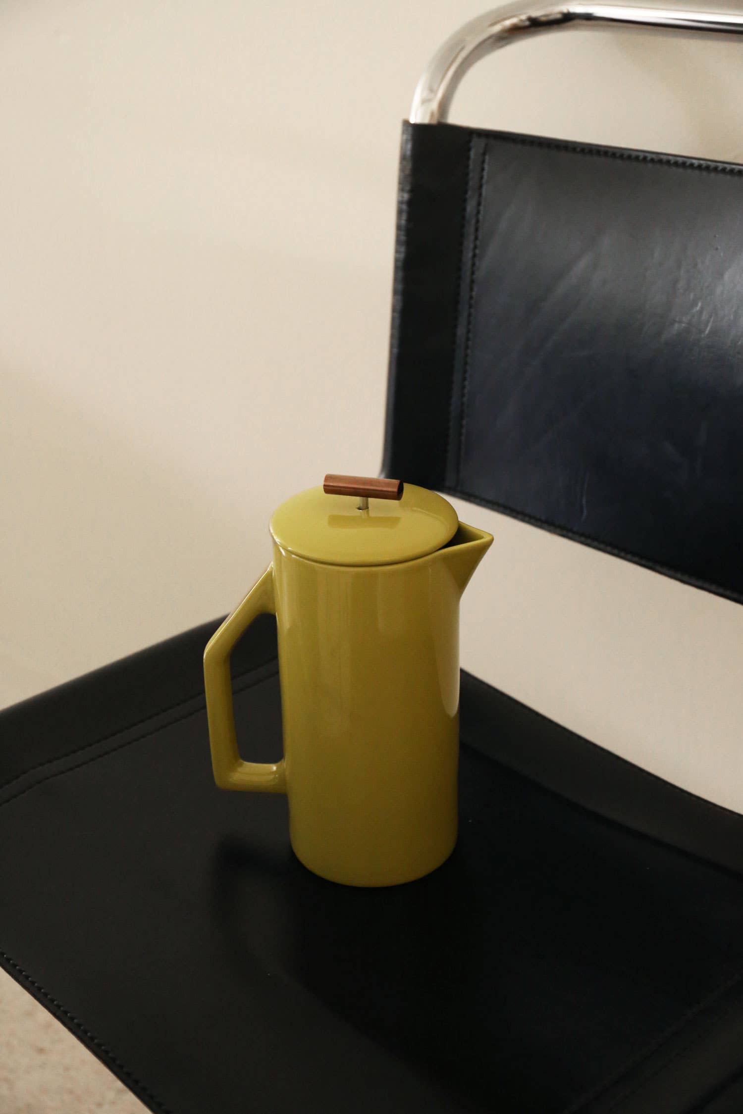 Chartreuse Ceramic French Press