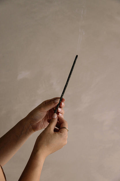 Black Copal Hand-Rolled Incense Stick