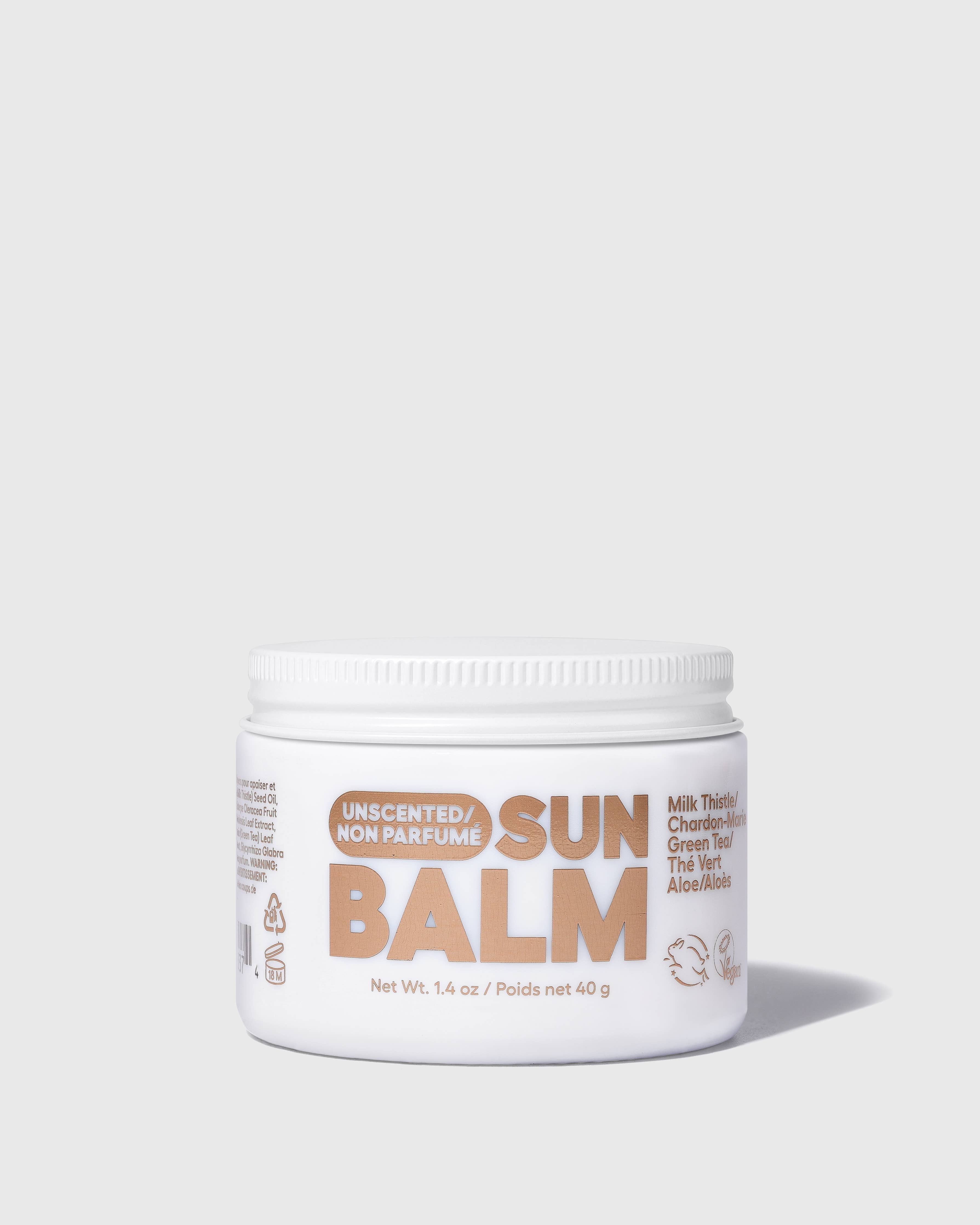 Sun Balm Glass Jar-Antioxidant After Sun Skincare