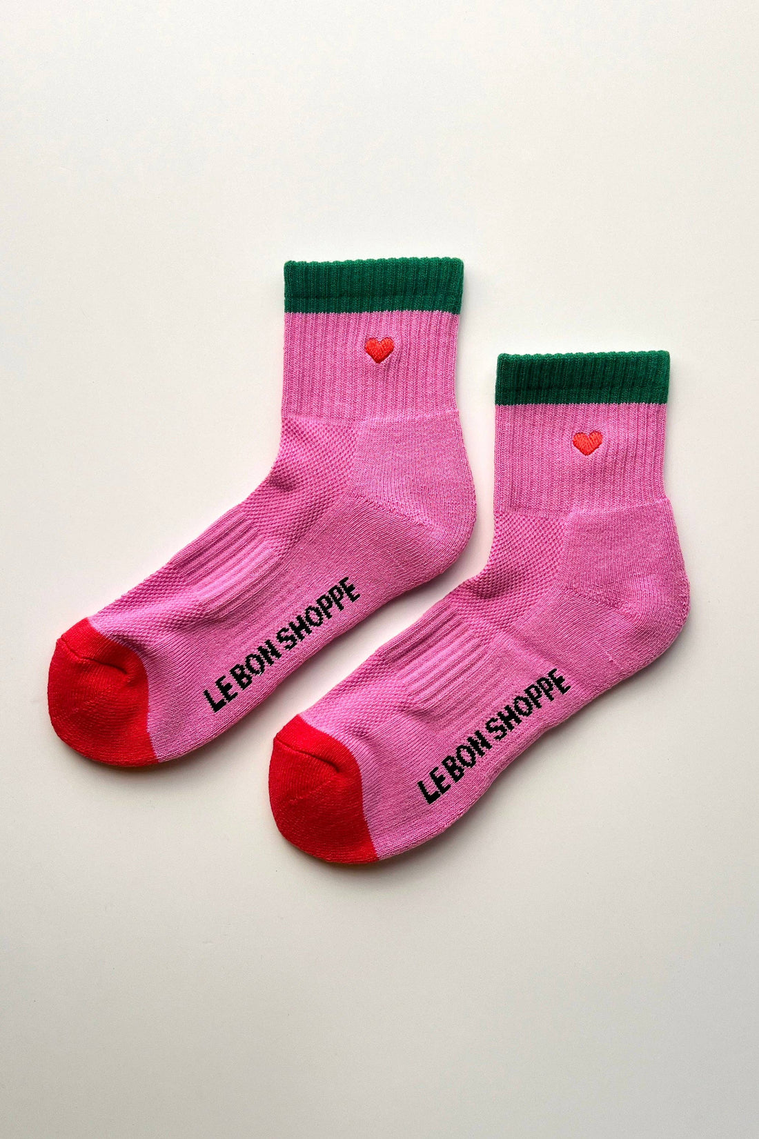 Embroidered Color Block Girlfriend Socks (wholesale)