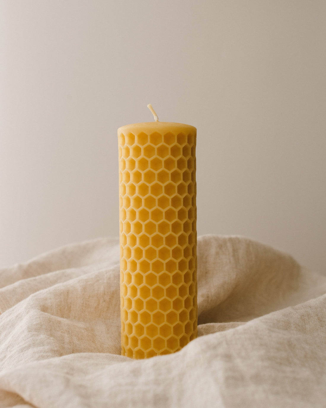 Honeycomb Beeswax Tall Pillar Candle | Wholesale