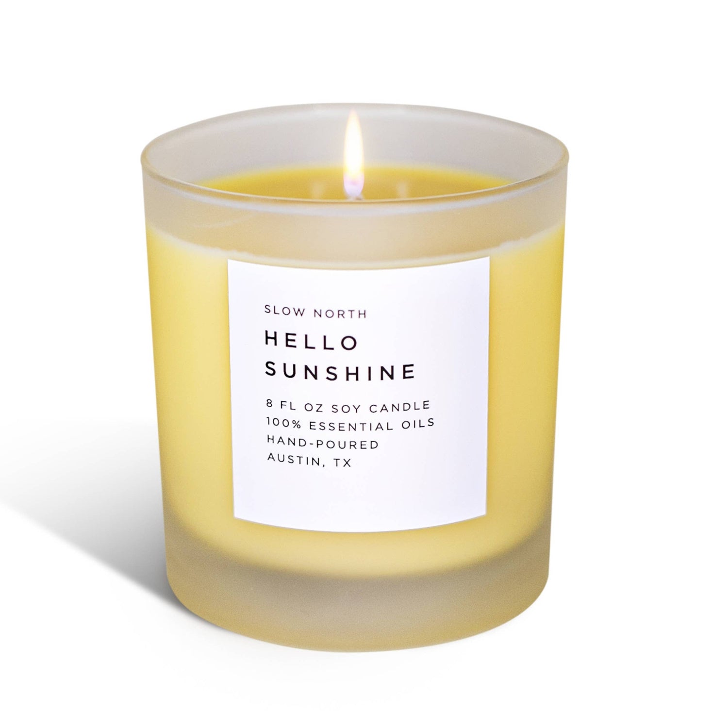 Hello Sunshine (Grapefruit, Geranium, Lime) Non-Toxic Candle