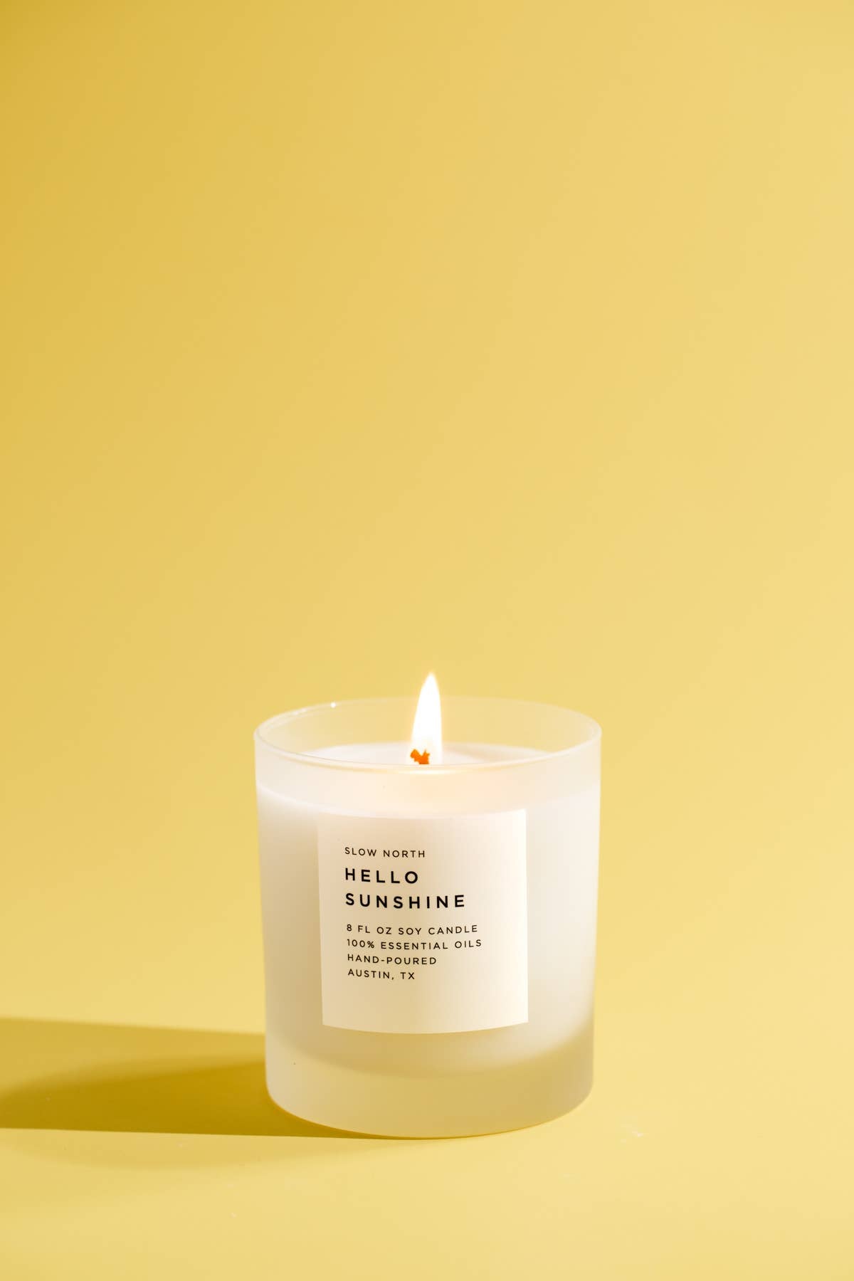 Hello Sunshine (Grapefruit, Geranium, Lime) Non-Toxic Candle