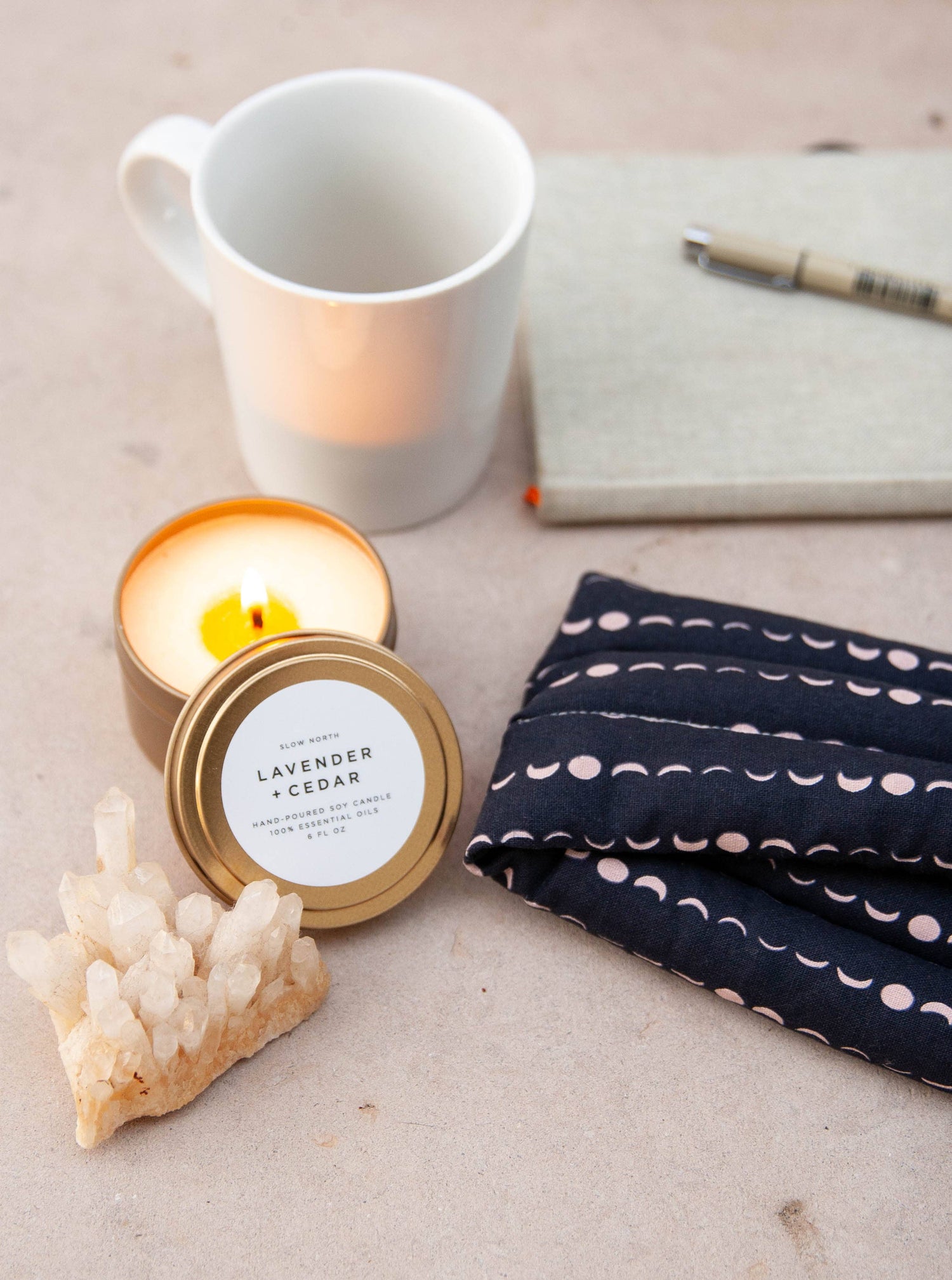 Travel Tin Candles | Lavender + Cedar (6 oz.)