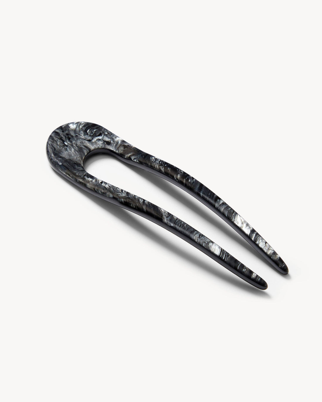French Hair Pin in Obsidian