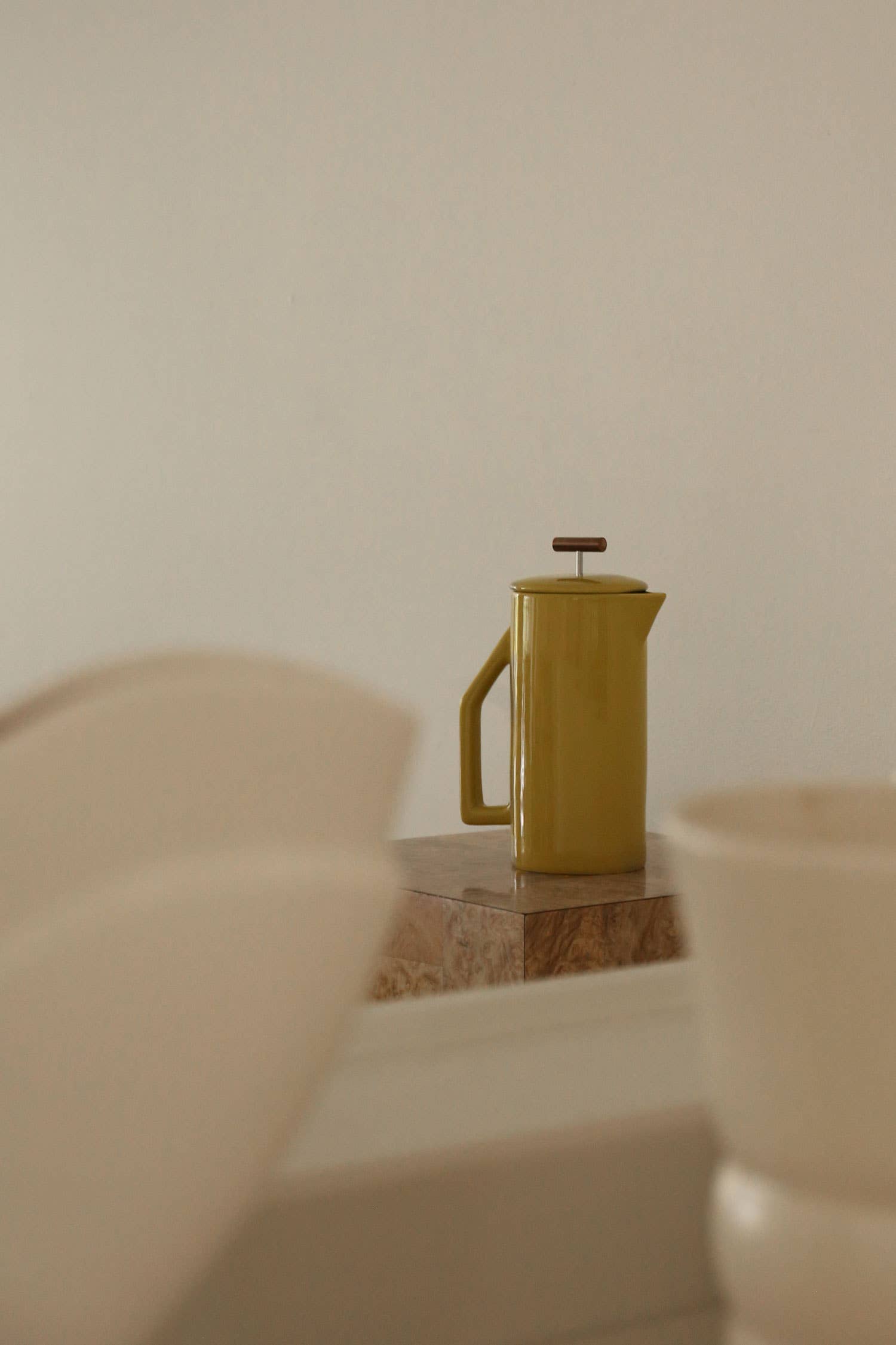 Chartreuse Ceramic French Press