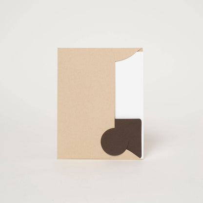 Thank You Frenchie Dogs Letterpress Greeting Card by Hello!Lucky