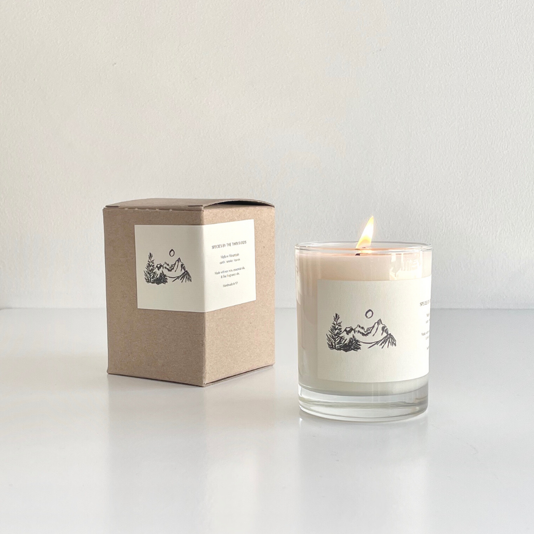 Mellow Mountain - Earth, Smoke, and Leaves Handcrafted Soy Candle