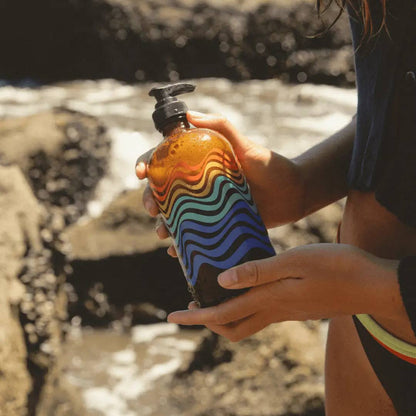 Mind and Body Wash Refillable Glass- Break Water