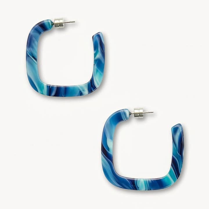 Midi Square Hoops