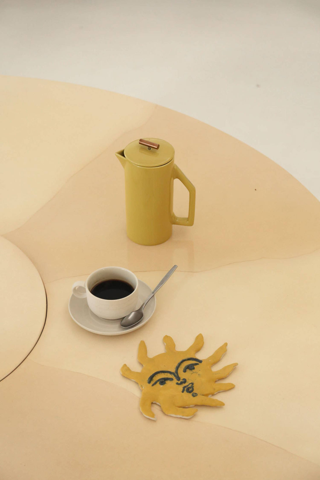 Chartreuse Ceramic French Press