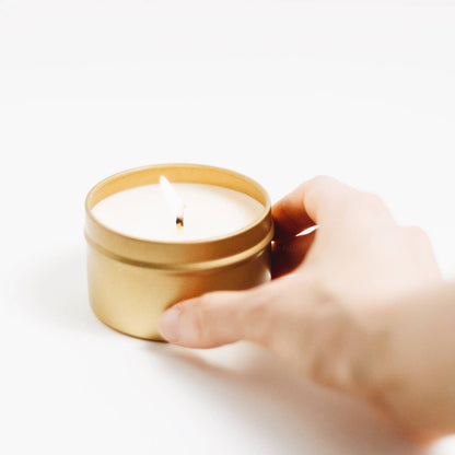Travel Tin Candles | Rosemary + Lemon (6 Oz)