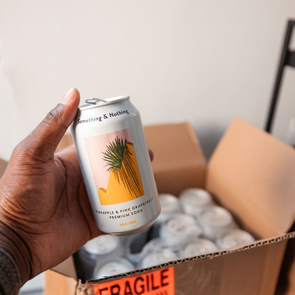 Pineapple &amp; Pink Grapefruit Premium Soda (Case of 12)