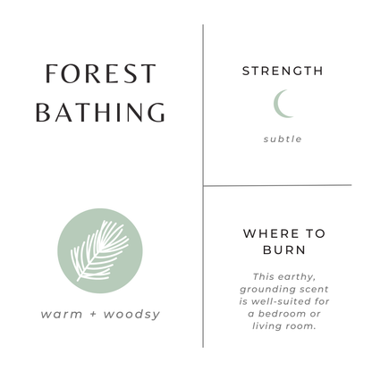 Forest Bathing Travel Tin Candle