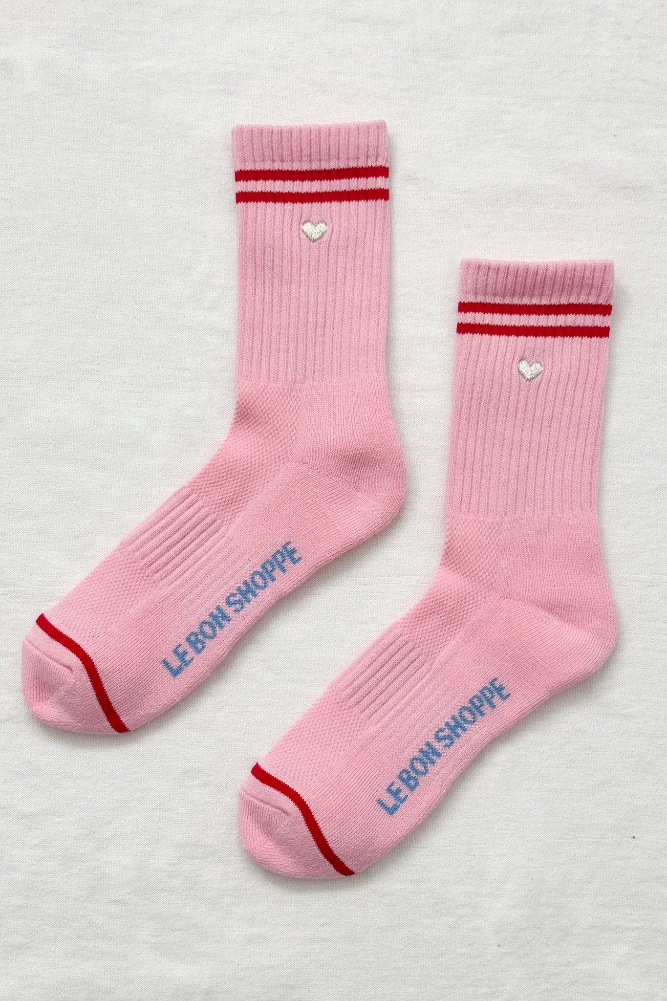Embroidered Boyfriend Socks (wholesale)