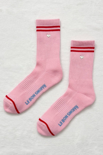 Embroidered Boyfriend Socks (wholesale)