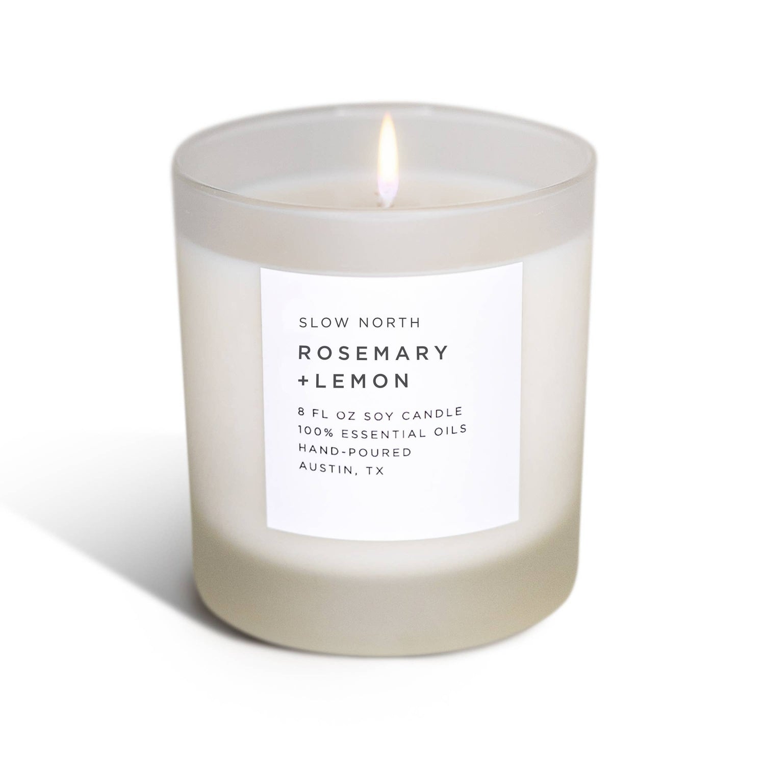 Rosemary + Lemon - Non-Toxic Candle - Spring Gift