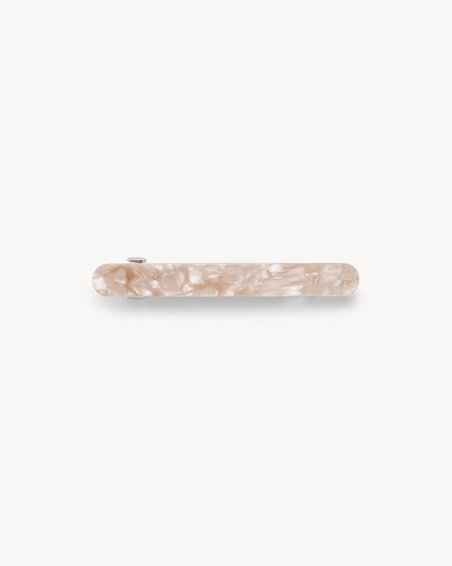 Midi Paris Barrette in Peach Shell