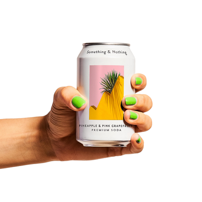 Pineapple &amp; Pink Grapefruit Premium Soda (Case of 12)